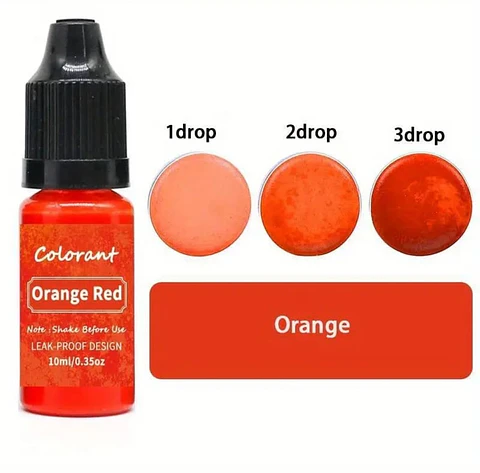Colorante Líquido Orange red 10ml