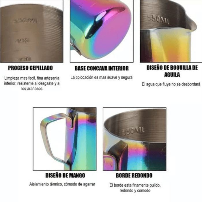 Jarra de Acero 550 ml 6