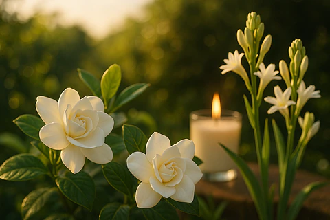 Flor de Gardenia y Nardo