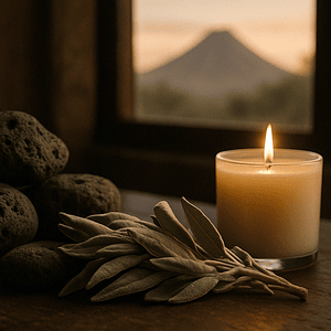 Arena Volcánica y Salvia