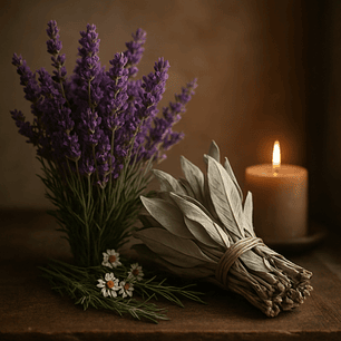 Lavanda y Salvia Blanca