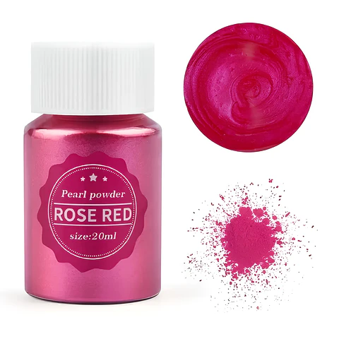 Polvo de Mica Rose Red