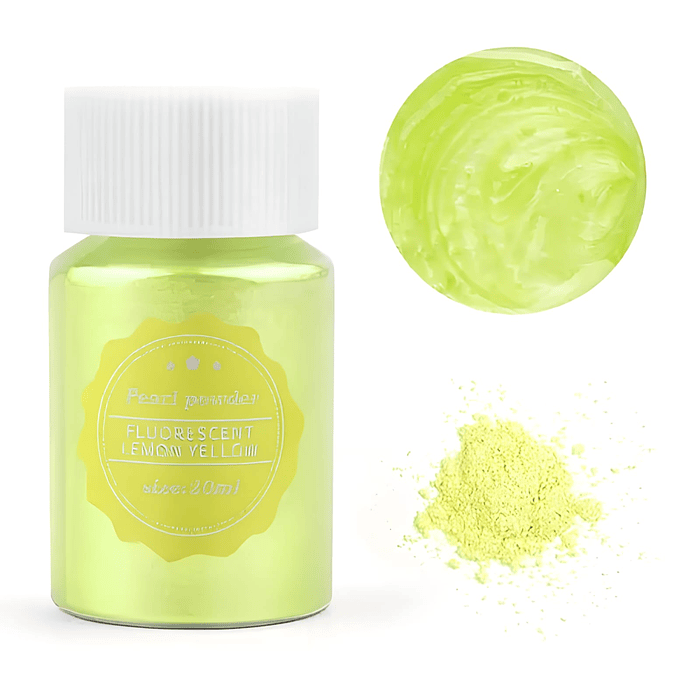 Polvo de Mica Lemon Yellow 1