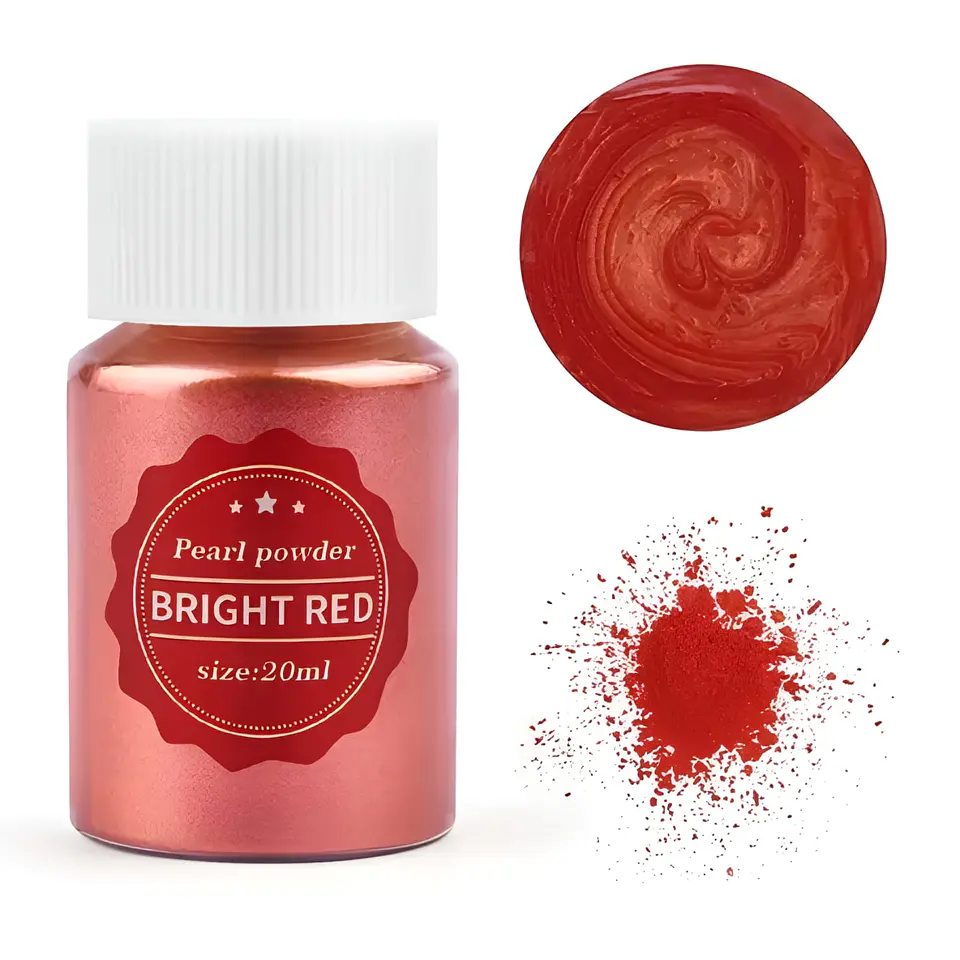 Polvo de Mica Bright Red 1