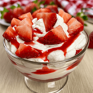 Frutillas con Crema