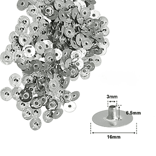 Ojalillo Metálico para Pabilo – 3 mm x 16 mm