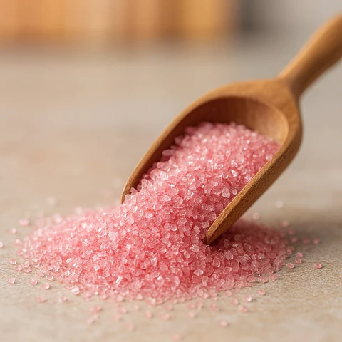 Cristales de Azúcar Rosa