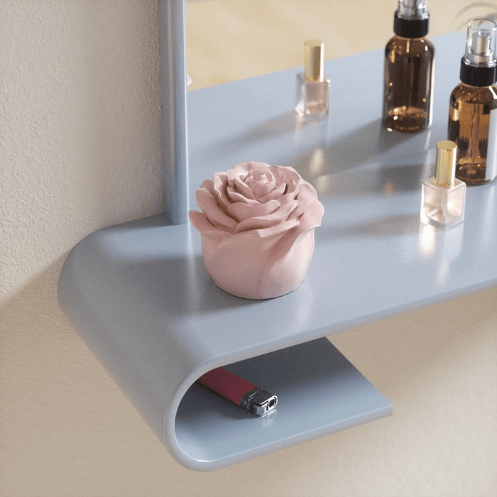 Molde Recipiente Rosa Eterna  7