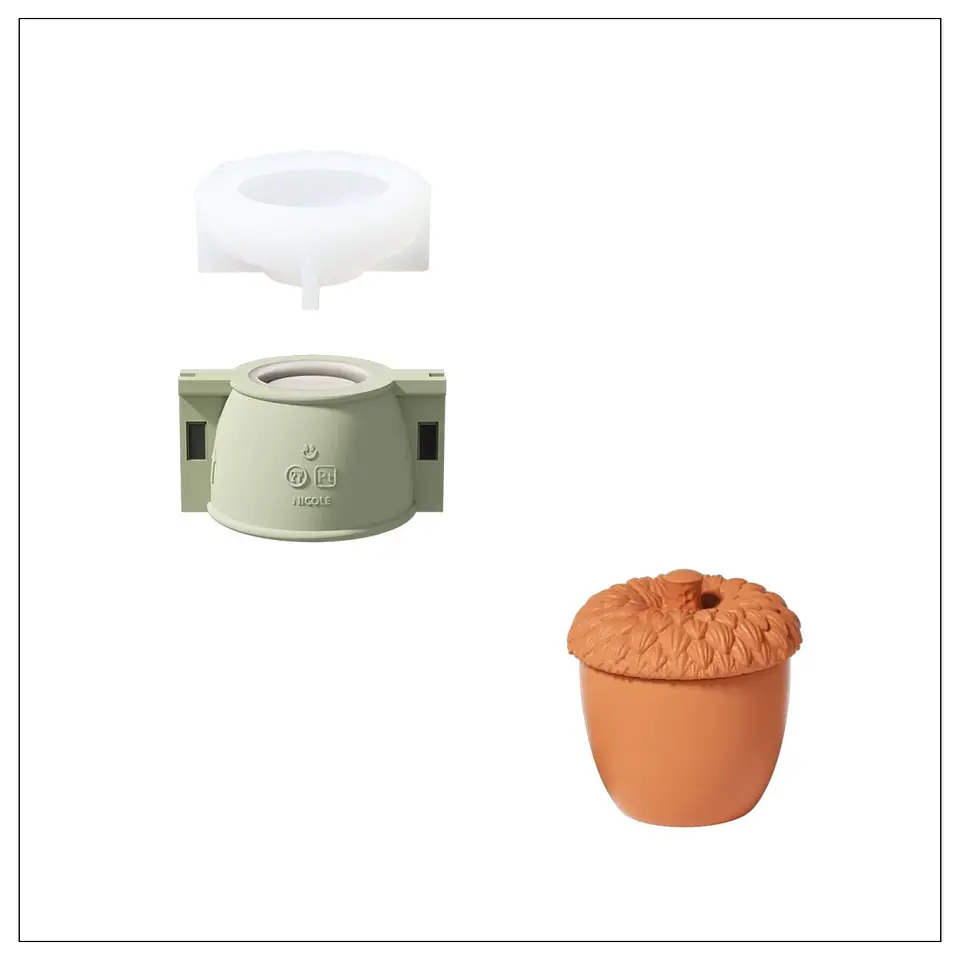 Molde Recipiente Bellota Encantada 2