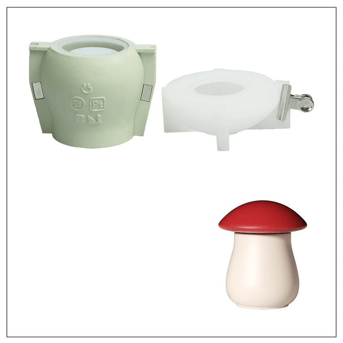 Molde Recipiente Hongo del Bosque 3