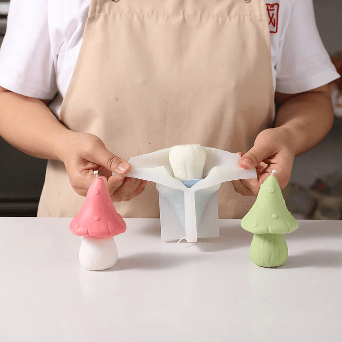 Molde Vela Hongo del Bosque 2