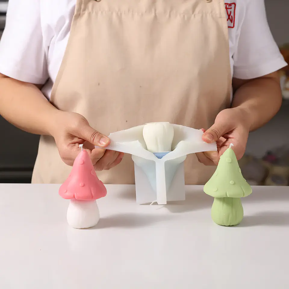 Molde Vela Hongo del Bosque 2