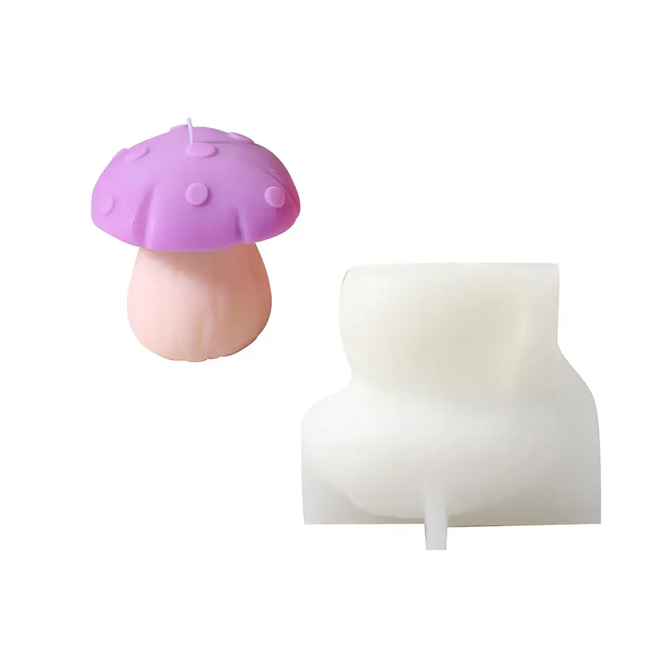 Molde Vela Hongo del Bosque 3