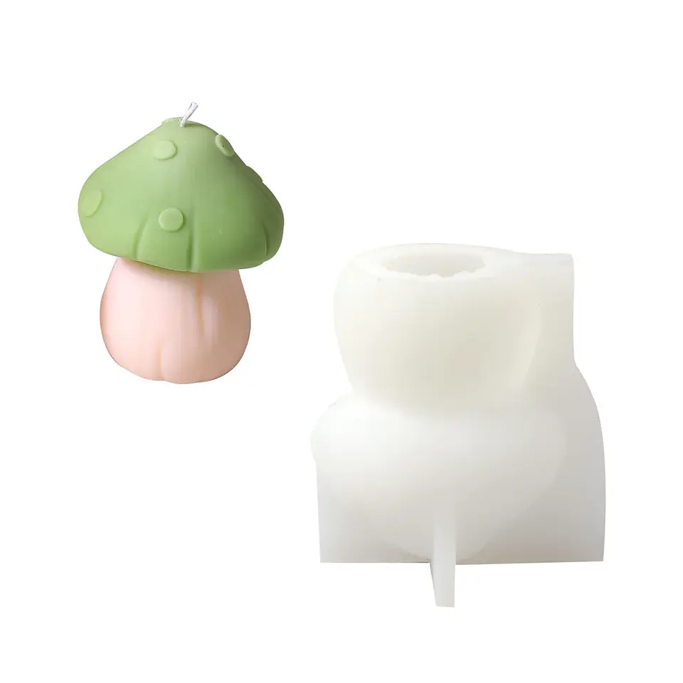 Molde Vela Hongo del Bosque 4