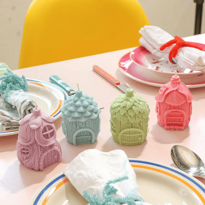 Molde Vela Casita de las Hadas 11