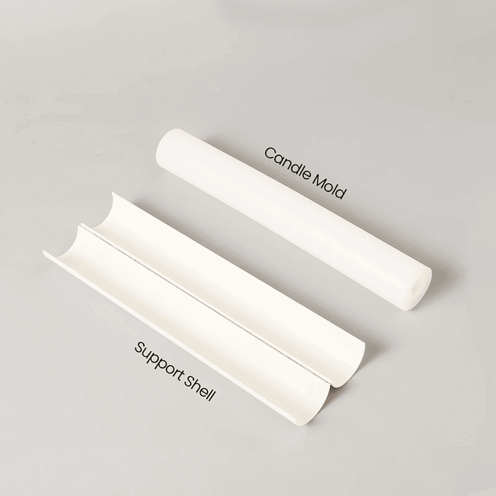 Molde Vela Cónica Corazon de Amor 4