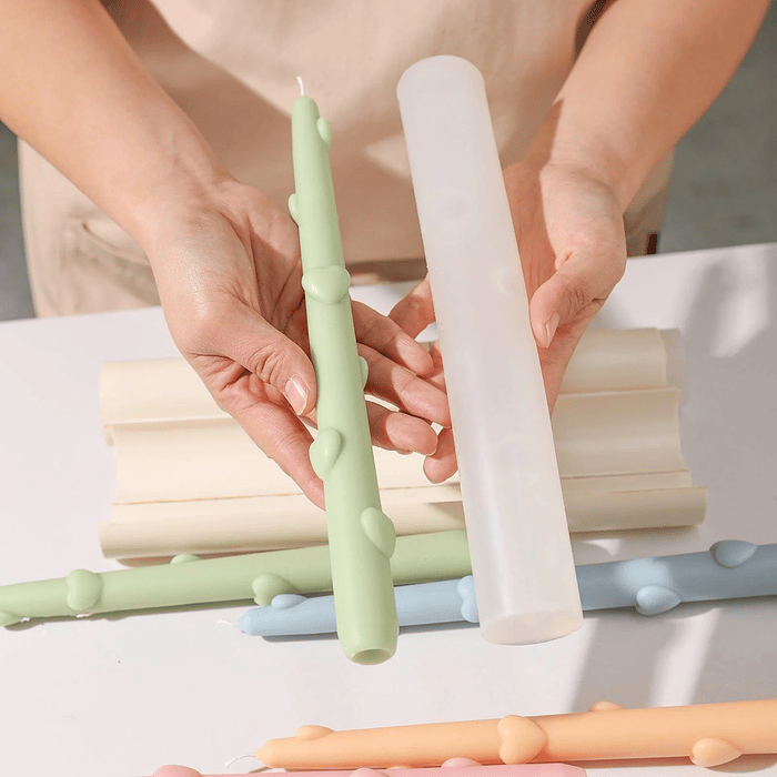 Molde Vela Cónica Corazon de Amor 7