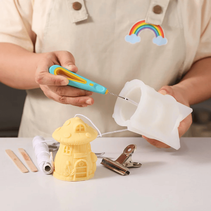 Molde Vela Casita de Hongo 3