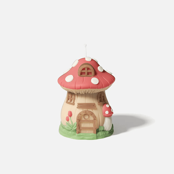 Molde Vela Casita de Hongo 5