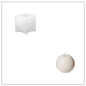 Molde Vela Esfera 