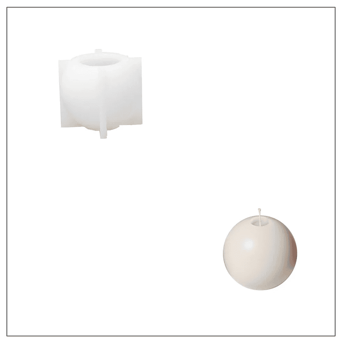 Molde Vela Esfera  2