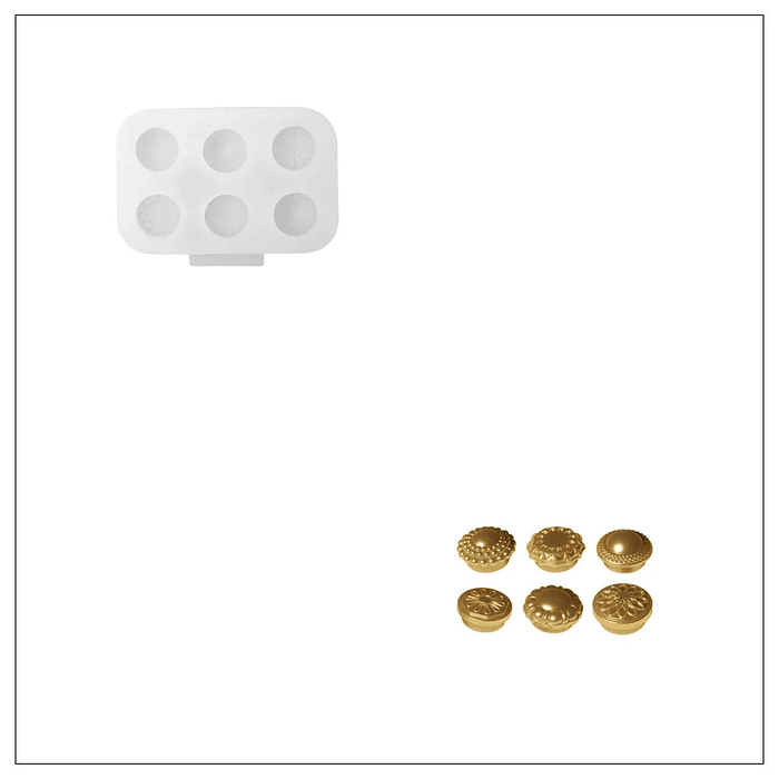 Molde Tapa Decorativa Esfera 5