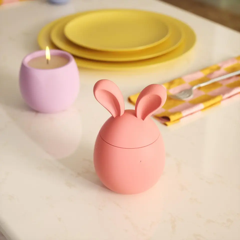 Molde Recipiente Huevo de Pascua con Orejas  5