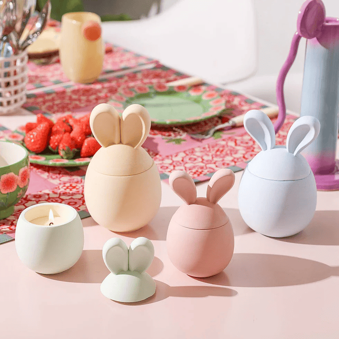 Molde Recipiente Huevo de Pascua con Orejas  8