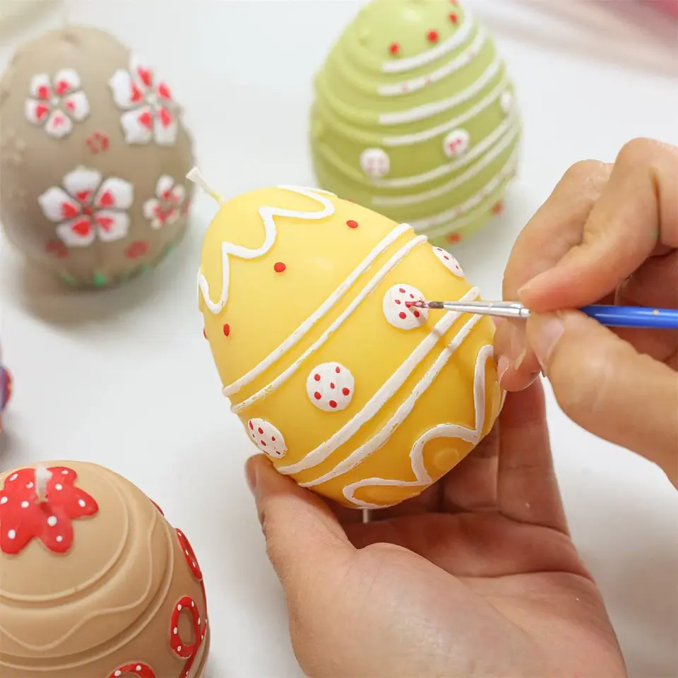 Molde Vela Huevo de Pascua  4