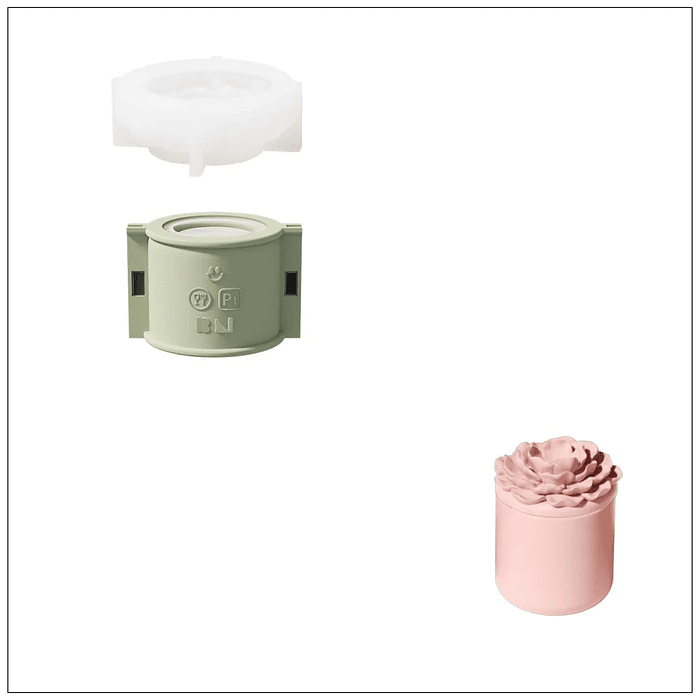 Molde Recipiente Camelia 3