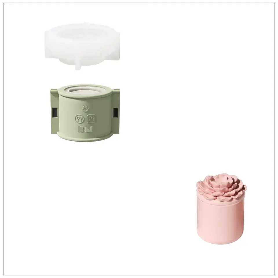 Molde Recipiente Camelia 3