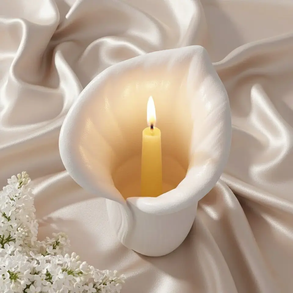 Molde Recipiente Luz de Cala 4