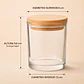 Recipiente De Vidrio con Tapa de Madera 300 ml - Miniatura 2