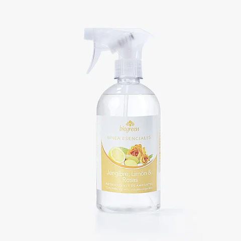 Aromatizante de Ambientes Jengibre, Limón y Rosas