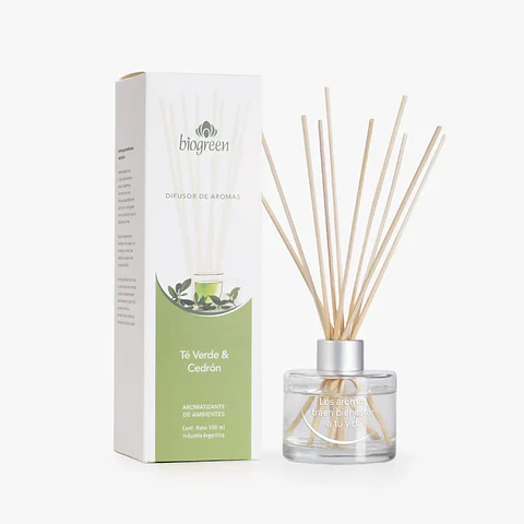 Difusor de Aromas Té Verde & Cedrón 100ml