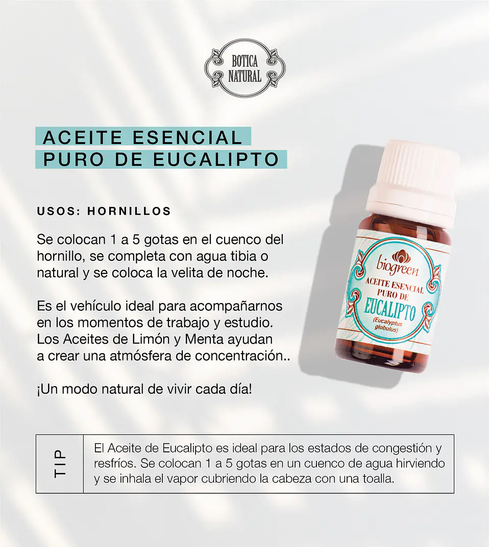 Aceite Aromaterapia - Eucalipto 10ml 2