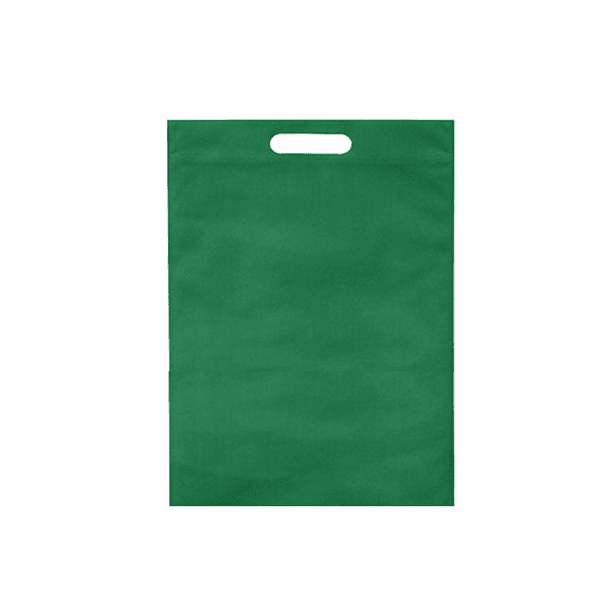 Bolsa plana 35x44cm Verde Navidad - Caja de 500 unidades