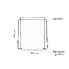 Morral 35x44cm Azul - Caja de 200 unidades 3