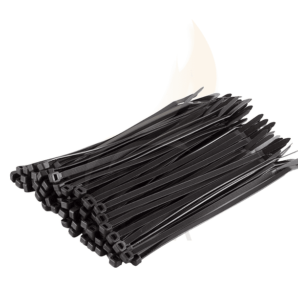 Amarra Plastica 800x9mm Negra BL100 unid 4