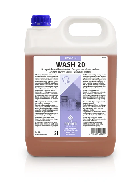 Detergente Lavagem Louça WASH20