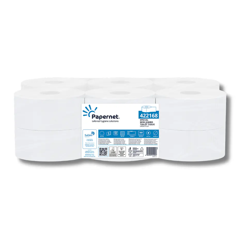 Papel Higiénico Jumbo 90 Metros PAPERNET 1