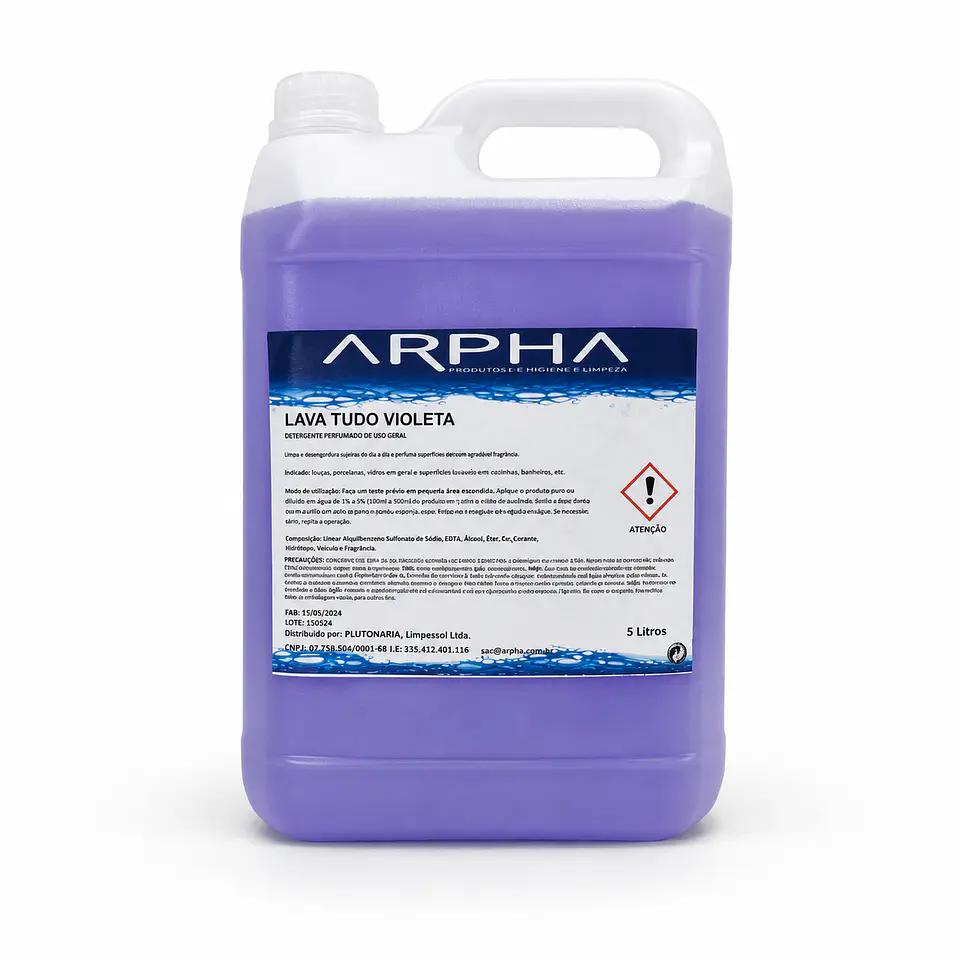 Lava Tudo Violeta 5lt ARPHA 1