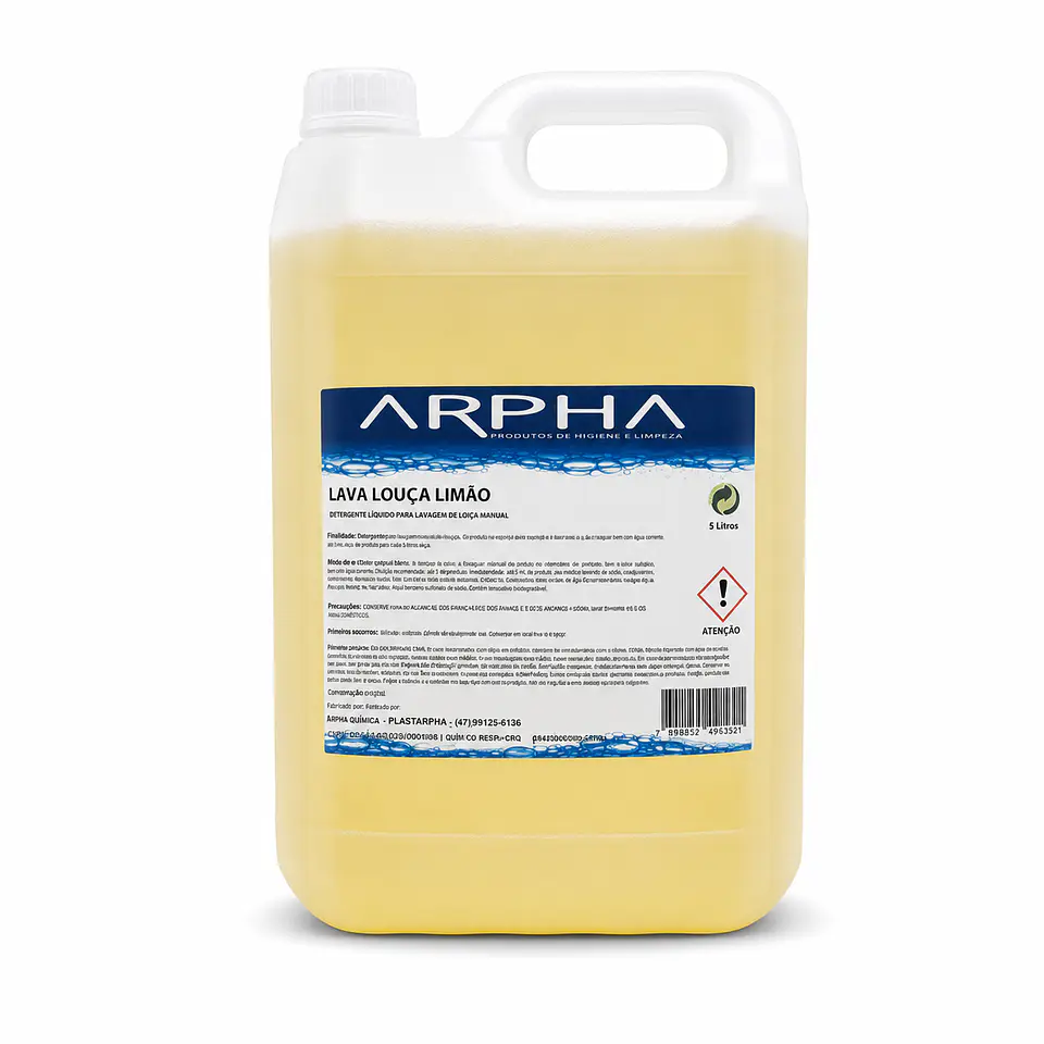 Lava Loiça Manual Limão 5lt ARPHA  1
