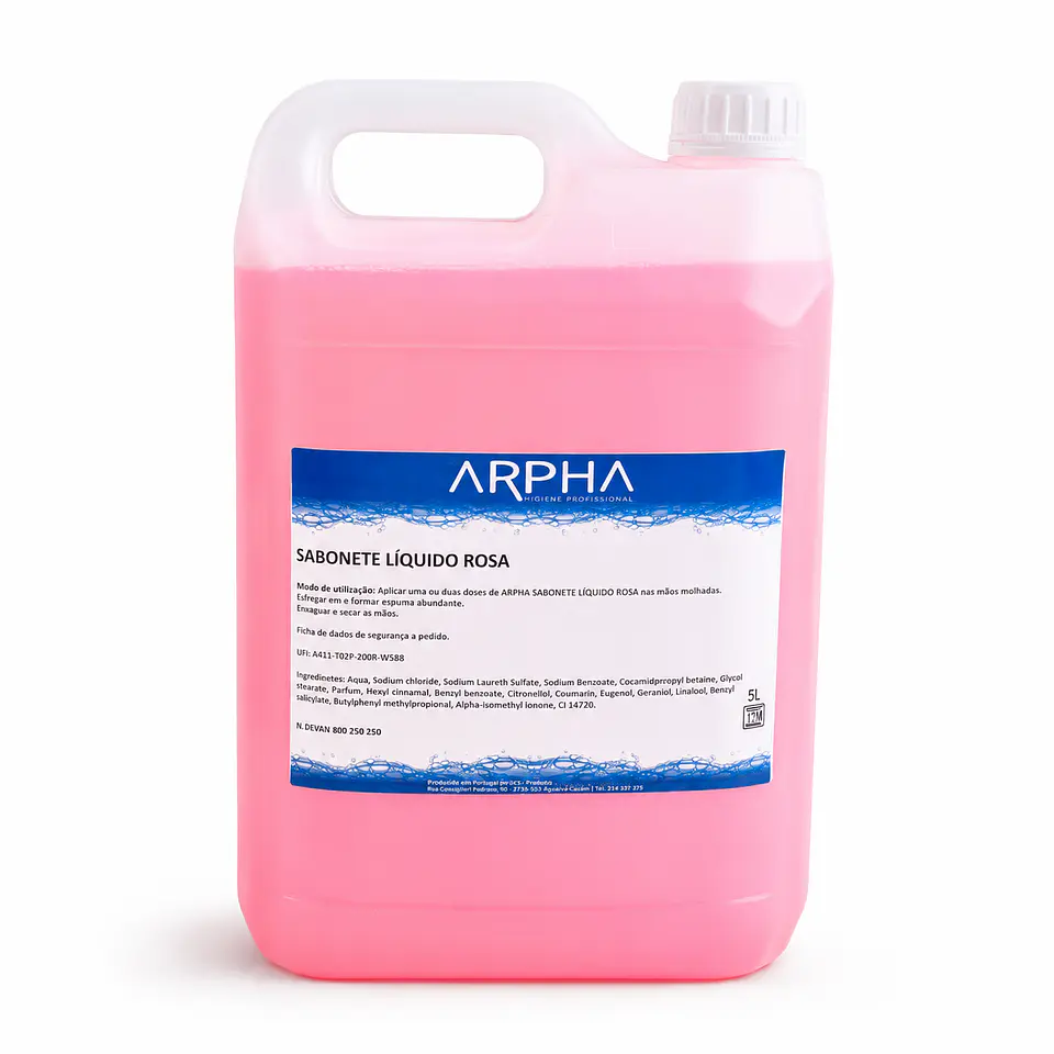 Sabonete Liquido Rosa 5lt ARPHA 1