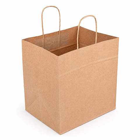 Saco Asa Papel KRAFT 31x20x31 250 Unid