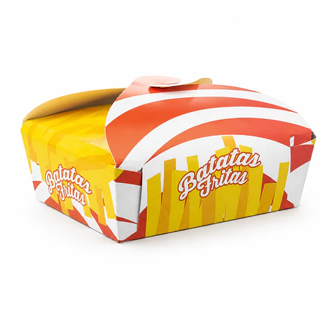 Caixa Batatas Fritas MALMEQUER 16x12 100 Unidades