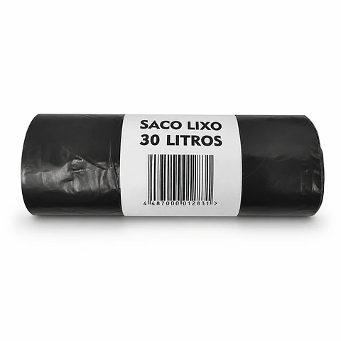 Saco do Lixo 30 Litros - Rolo 20 Unidades