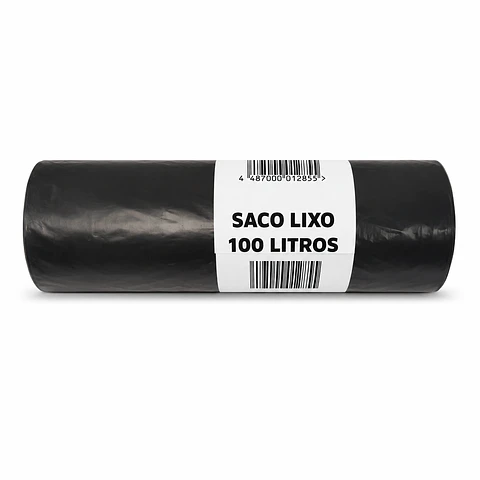 Saco do Lixo 100 Litros - Rolo 10 Unidades