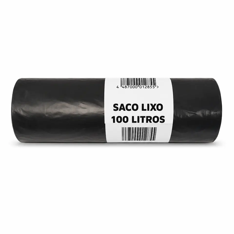 Saco do Lixo 100 Litros - Rolo 10 Unidades 1