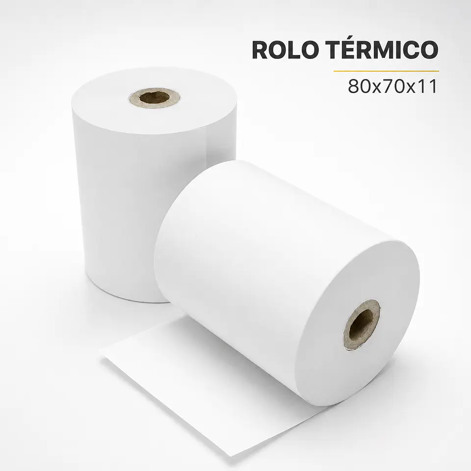 Rolos Térmicos 80x70x11 - 10 Rolos 1